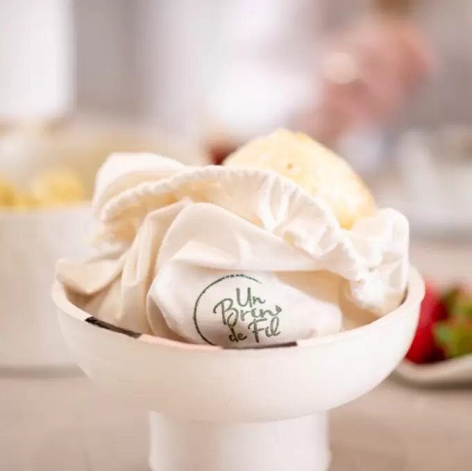 Sac à vrac en coton bio "nature" – Image 6