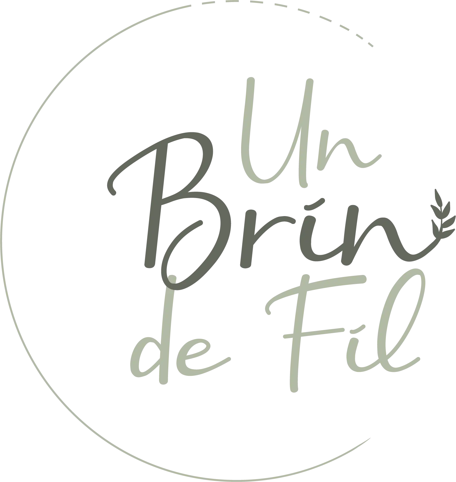 UN BRIN DE FIL LOGO MOYEN PNG